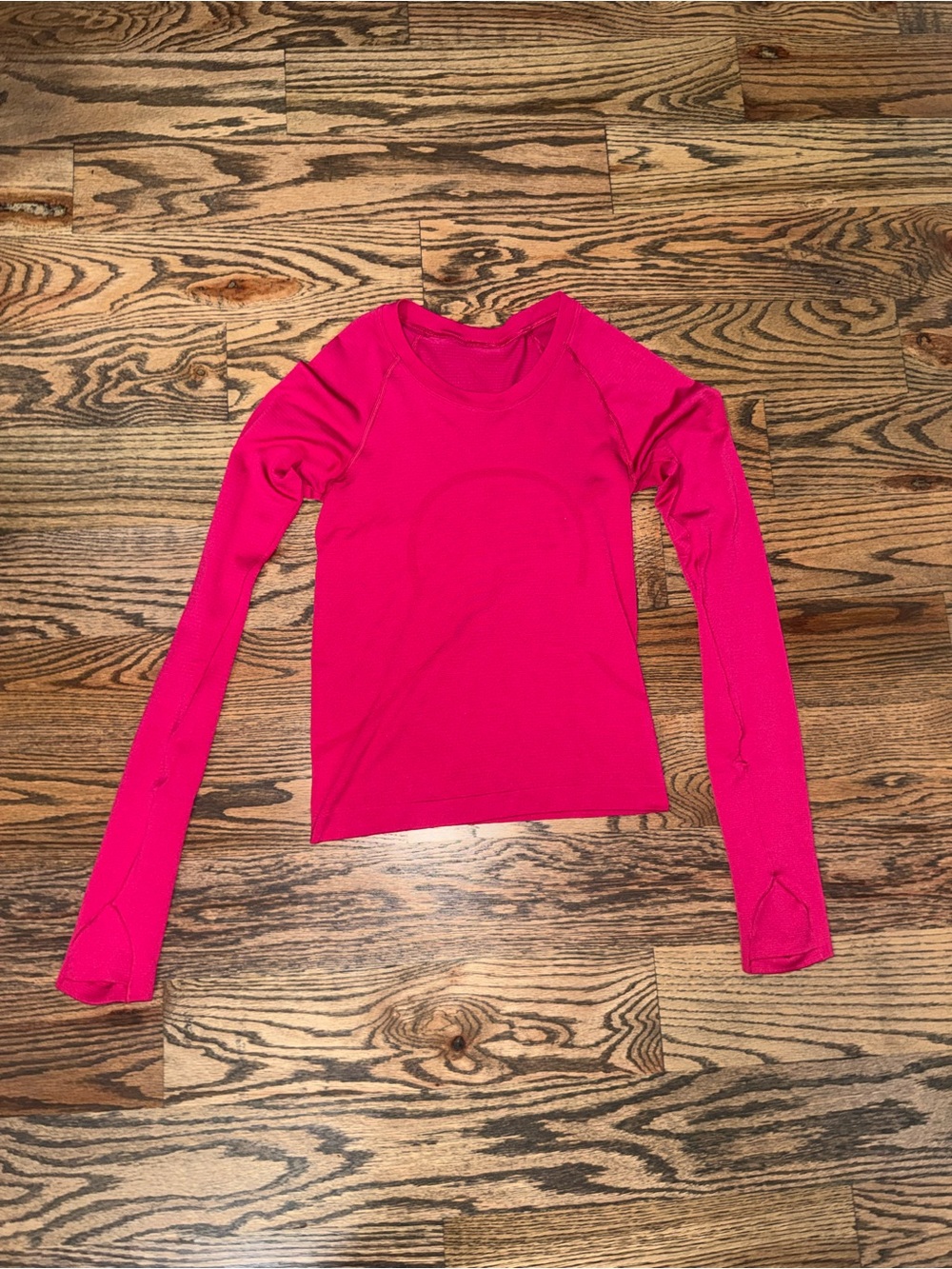 lululemon athletica Hot Pink Long Sleeve Athletic Top